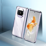 Custodia per telefono pieghevole per PC galvanico con cerniera, For Huawei Mate X3
