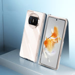Custodia per telefono pieghevole per PC galvanico con cerniera, For Huawei Mate X3