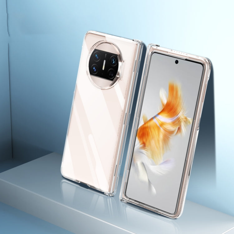 Custodia per telefono pieghevole per PC galvanico con cerniera, For Huawei Mate X3