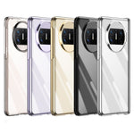 Custodia per telefono pieghevole per PC galvanico con cerniera, For Huawei Mate X3