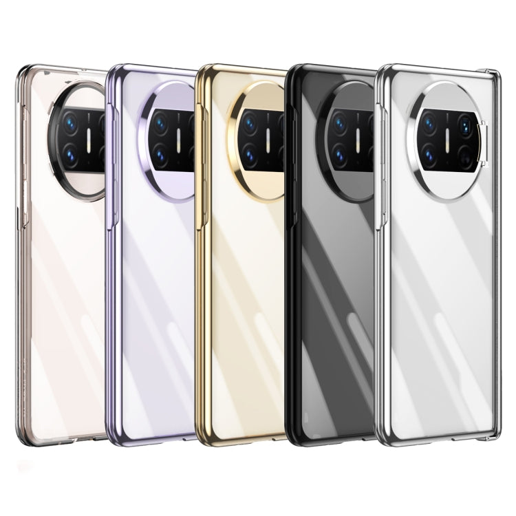Custodia per telefono pieghevole per PC galvanico con cerniera, For Huawei Mate X3
