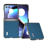 ABEEL Custodia per cellulare in vera pelle Litchi Texture, For Motorola Razr 60 Ultra, For Motorola Razr 40, For Motorola Razr 40 Ultra