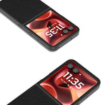ABEEL Custodia per cellulare in vera pelle Litchi Texture, For Motorola Razr 60 Ultra, For Motorola Razr 40, For Motorola Razr 40 Ultra
