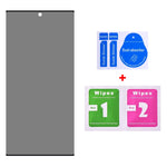Pellicola in vetro temperato per privacy con bordo curvo 3D ultrasottile, supporto per sblocco, For Samsung Galaxy S23 Ultra 5G, For Samsung Galaxy S23+ 5G, For Samsung Galaxy S23 5G