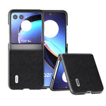 ABEEL Custodia per telefono in vera pelle con trama incrociata, For Motorola Razr 60 Ultra/Razr 70 Ultra, For Motorola Razr 40, For Motorola Razr 40 Ultra