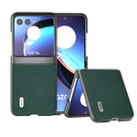 ABEEL Custodia per telefono in vera pelle con trama incrociata, For Motorola Razr 60 Ultra/Razr 70 Ultra, For Motorola Razr 40, For Motorola Razr 40 Ultra
