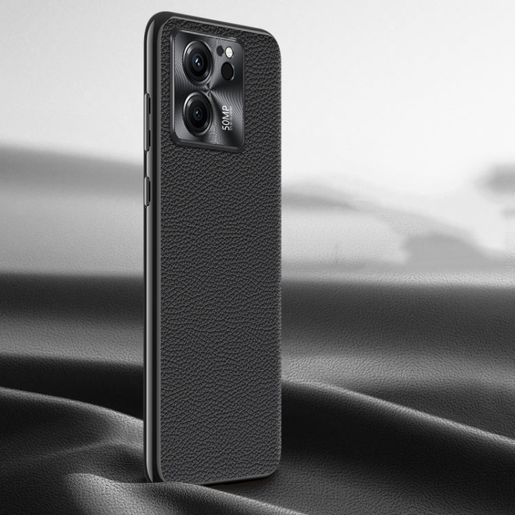 Custodia in pelle con texture Litchi per Xiaomi 13 Ultra