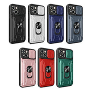 Custodia scorrevole TPU + PC per iPhone 15