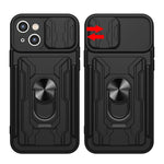 Custodia scorrevole TPU e PC per iPhone 15