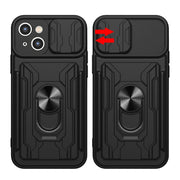 Custodia scorrevole TPU + PC per iPhone 15