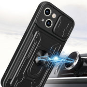 Custodia scorrevole TPU + PC per iPhone 15