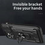 Custodia scorrevole TPU e PC per iPhone 15