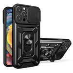 Cover scorrevole TPU e PC per iPhone 16 Pro e 15 Pro