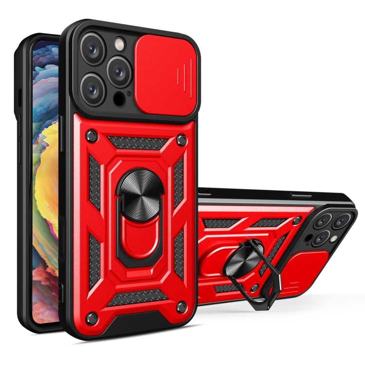 Cover scorrevole TPU e PC per iPhone 16 Pro e 15 Pro