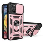 Cover scorrevole TPU e PC per iPhone 16 Pro e 15 Pro
