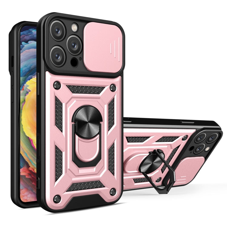 Cover scorrevole TPU e PC per iPhone 16 Pro e 15 Pro