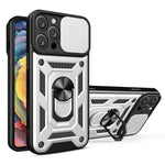 Cover scorrevole TPU e PC per iPhone 16 Pro e 15 Pro