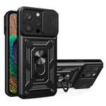 Cover scorrevole TPU e PC per iPhone 16 Pro e 15 Pro