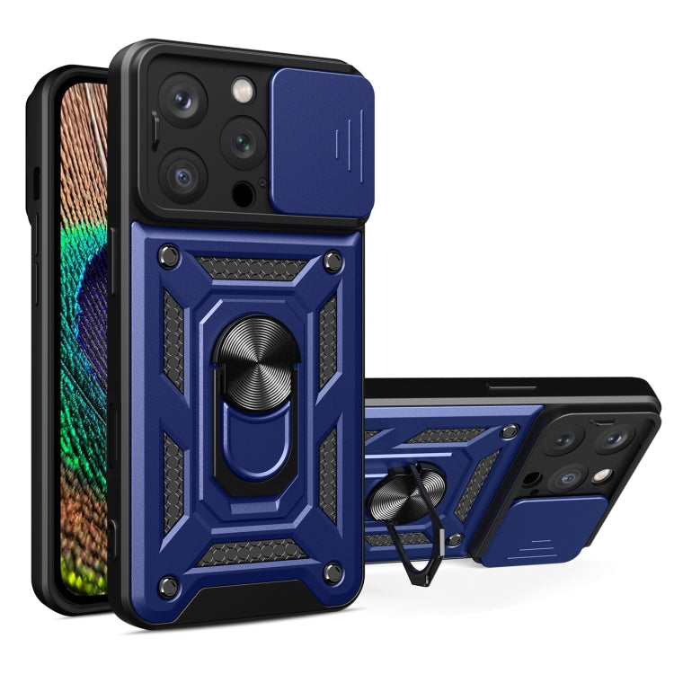 Cover scorrevole TPU e PC per iPhone 16 Pro e 15 Pro