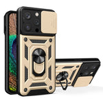 Cover scorrevole TPU e PC per iPhone 16 Pro e 15 Pro
