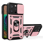 Cover scorrevole TPU e PC per iPhone 16 Pro e 15 Pro