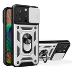 Cover scorrevole TPU e PC per iPhone 16 Pro e 15 Pro