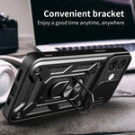 Cover per fotocamera scorrevole Design Custodia per telefono in TPU + PC, For iPhone 16 Plus, For iPhone 16, For iPhone 15 Pro