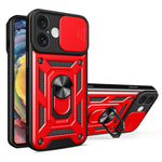 Cover per fotocamera scorrevole Design Custodia per telefono in TPU + PC, For iPhone 16 Plus, For iPhone 16, For iPhone 15 Pro