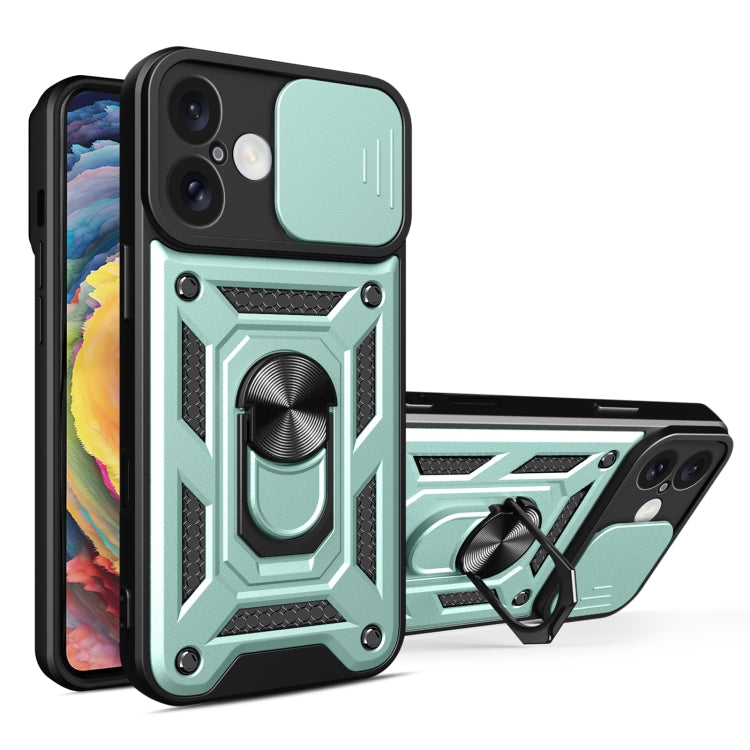 Cover per fotocamera scorrevole Design Custodia per telefono in TPU + PC, For iPhone 16 Plus, For iPhone 16, For iPhone 15 Pro