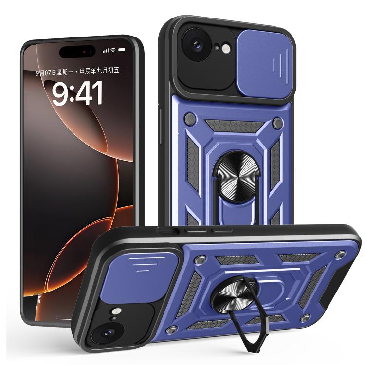 Custodia scorrevole in TPU per iPhone 16 Pro Max