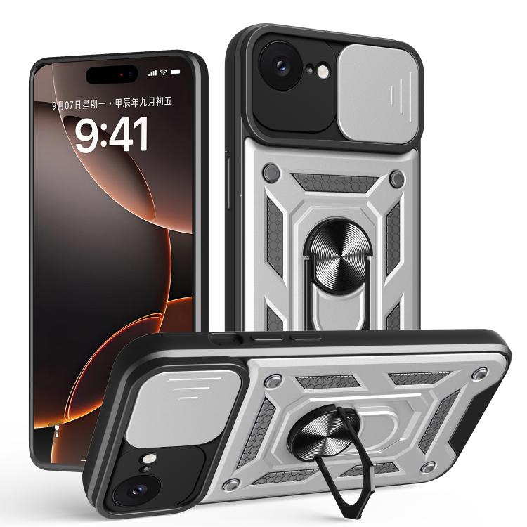Custodia scorrevole in TPU per iPhone 16 Pro Max