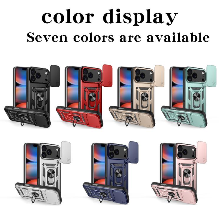 Cover scorrevole TPU e PC per iPhone 15, 16, 16 Plus