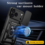 Cover scorrevole TPU e PC per iPhone 15, 16, 16 Plus