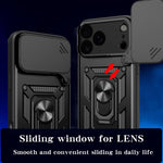 Cover scorrevole TPU e PC per iPhone 15, 16, 16 Plus