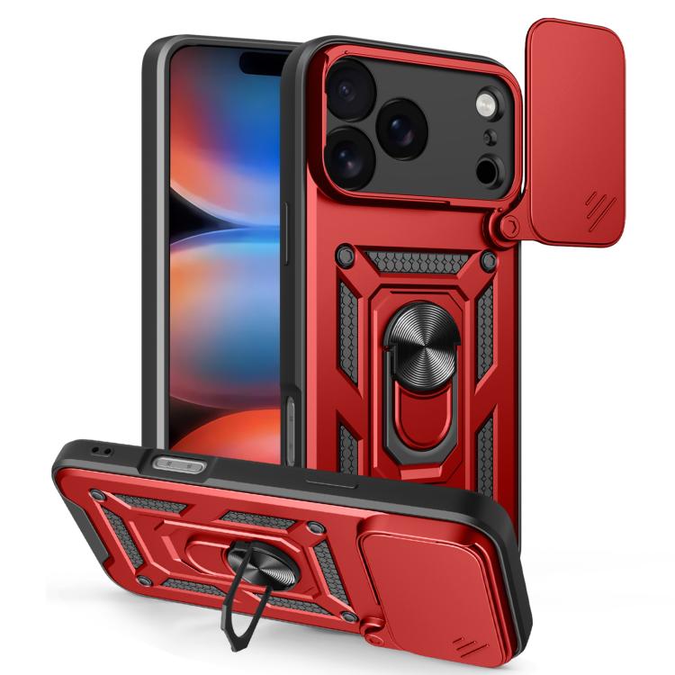 Cover scorrevole TPU e PC per iPhone 15, 16, 16 Plus
