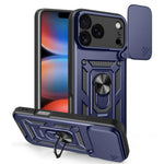 Cover scorrevole TPU e PC per iPhone 15, 16, 16 Plus