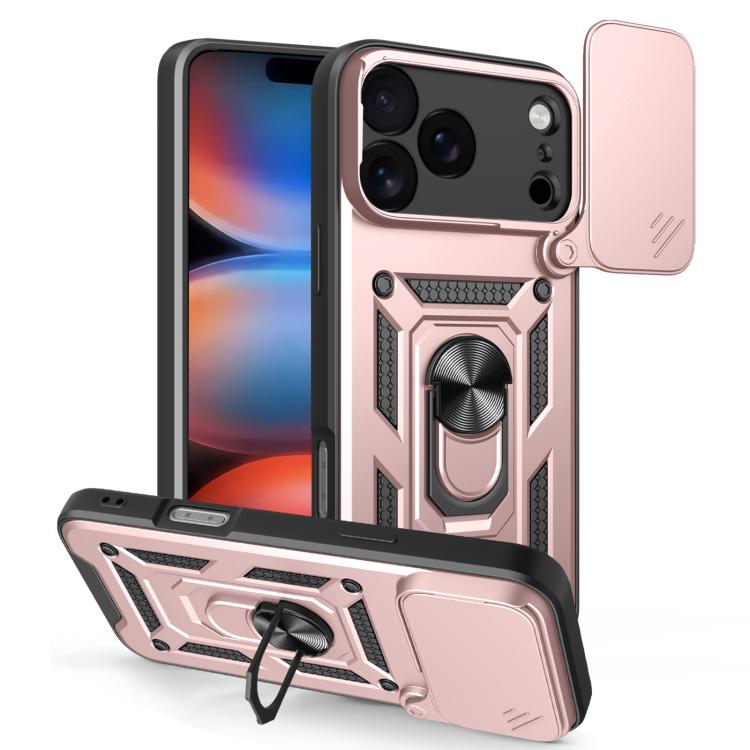 Cover scorrevole TPU e PC per iPhone 15, 16, 16 Plus