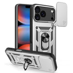 Cover scorrevole TPU e PC per iPhone 15, 16, 16 Plus
