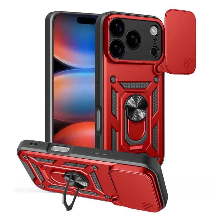 Cover scorrevole TPU e PC per iPhone 15, 16, 16 Plus
