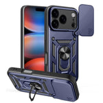 Cover scorrevole TPU e PC per iPhone 15, 16, 16 Plus