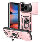 Cover scorrevole TPU e PC per iPhone 15, 16, 16 Plus