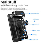 Cover scorrevole TPU e PC per iPhone 16 Pro e 15 Pro