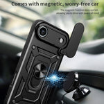 Cover scorrevole TPU e PC per iPhone 16 Pro e 15 Pro