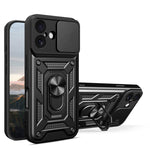 Cover scorrevole TPU e PC per iPhone 15, 16, 16 Plus
