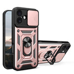 Cover scorrevole TPU e PC per iPhone 15, 16, 16 Plus