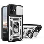 Cover scorrevole TPU e PC per iPhone 15, 16, 16 Plus