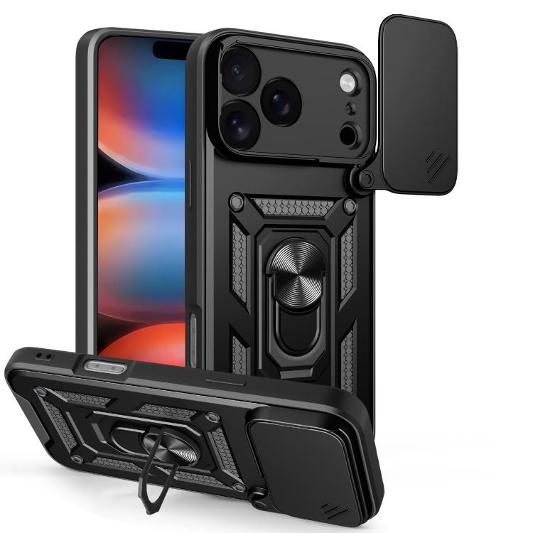 Custodia scorrevole in TPU per iPhone 16 Pro Max