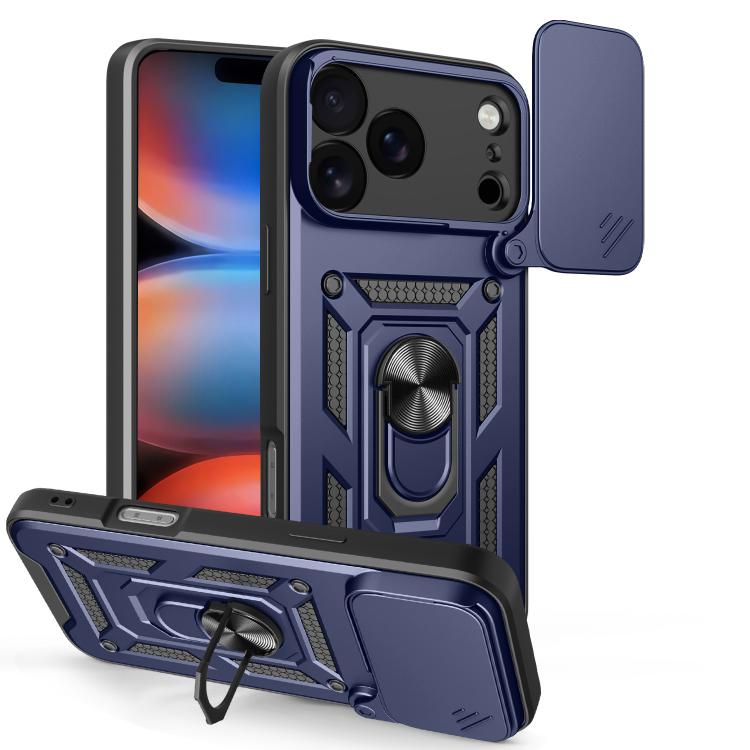 Custodia scorrevole in TPU per iPhone 16 Pro Max