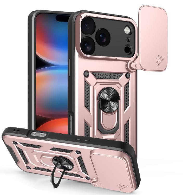 Custodia scorrevole in TPU per iPhone 16 Pro Max