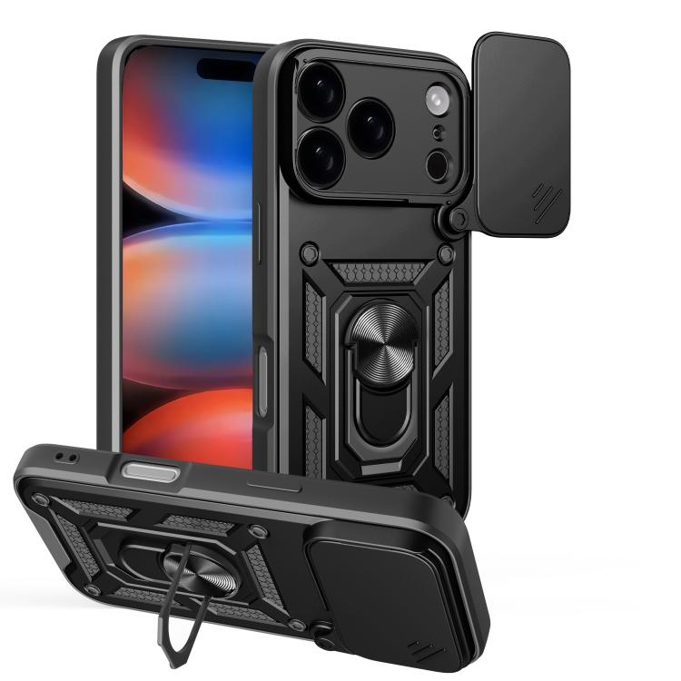 Custodia scorrevole in TPU per iPhone 16 Pro Max